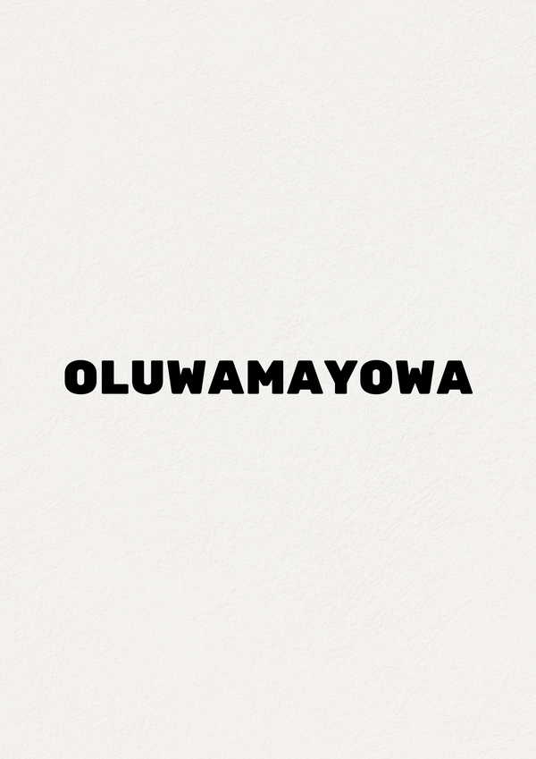 OLUWAMAYOWA